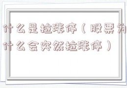 什么是拉涨停（股票为什么会突然拉涨停）