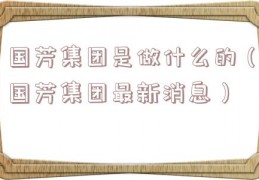 国芳集团是做什么的（国芳集团最新消息）