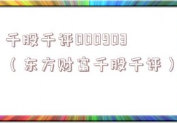 千股千评000903（东方财富千股千评）