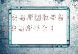 上交易所固收平台（ceo交易所平台）