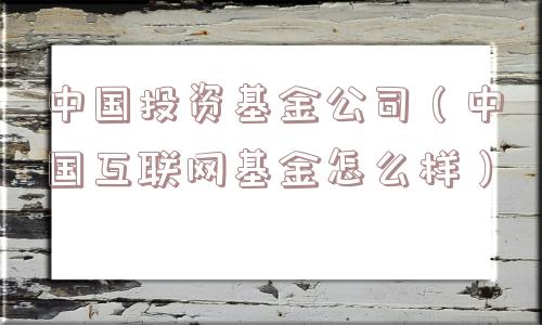 中国投资基金公司（中国互联网基金怎么样）