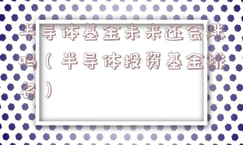 半导体基金未来还会涨吗(半导体投资基金排名) 半导体基金未来还会涨吗(半导体投资基金排名)