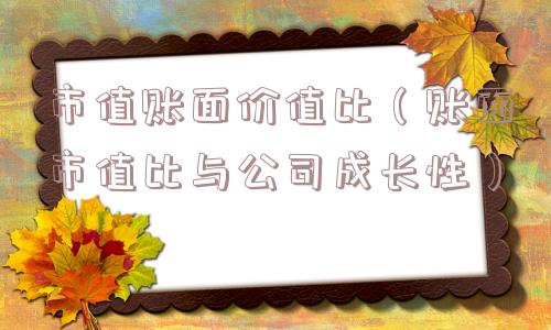 市值账面价值比（账面市值比与公司成长性）