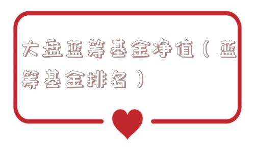 大盘蓝筹基金净值(蓝筹基金排名) 大盘蓝筹基金净值(蓝筹基金排名)
