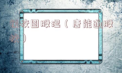 镇校圆股湿（唐能通股校）