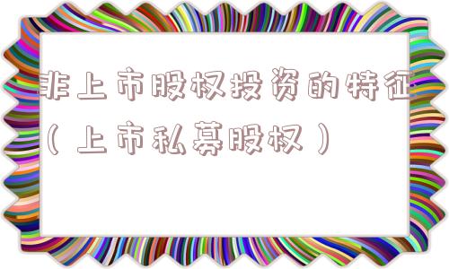 非上市股权投资的特征（上市私募股权）