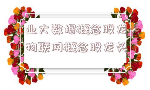 工业大数据概念股龙头（物联网概念股龙头）
