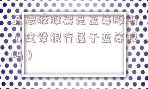 五粮液股票是蓝筹股吗（建设银行属于蓝筹股吗）